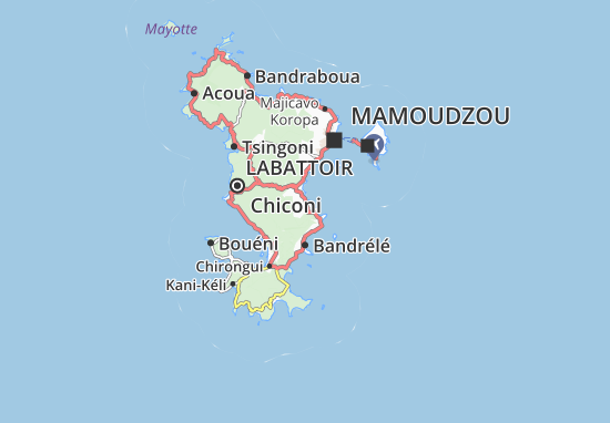 Kaart Plattegrond Hajangoua
