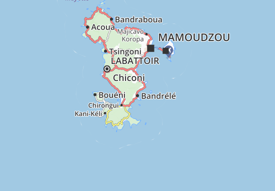 Mapa Bandrélé