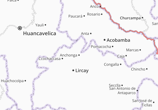 Kaart Plattegrond Anchonga