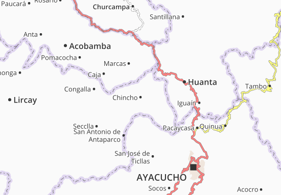 Kaart Plattegrond Chincho