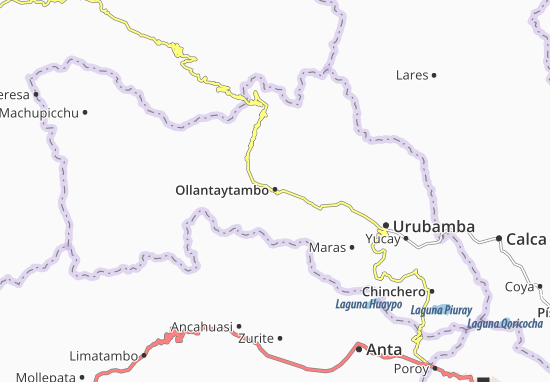 Ollantaytambo Map