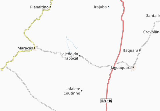 Mapa Lajedo do Tabocal
