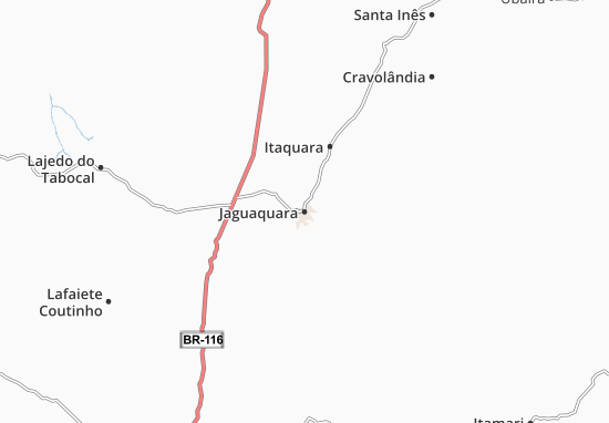 Mapa Jaguaquara