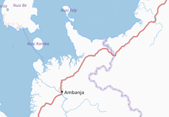 Kaart Plattegrond Andilamboay