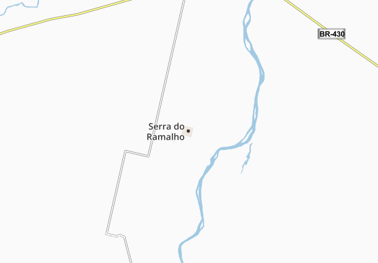 Mapa Serra do Ramalho