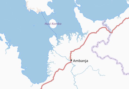 Kaart Plattegrond Antsahampano