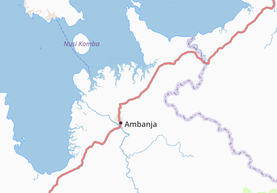Karte Stadtplan Antsakoamanondro