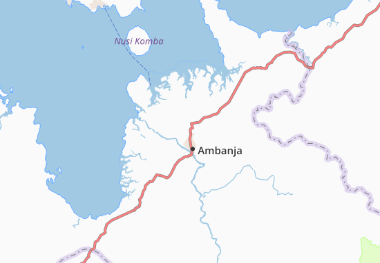 Karte Stadtplan Antanandava