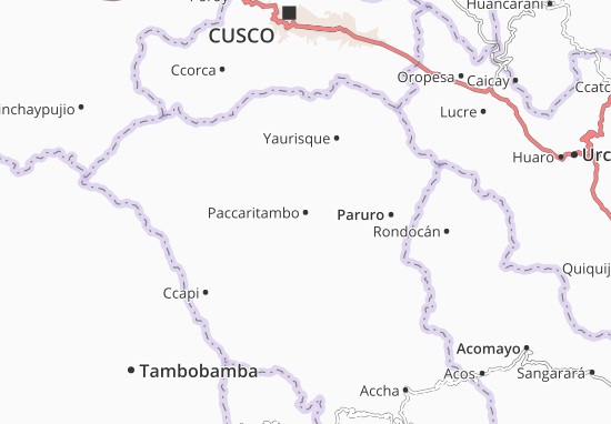 Karte Stadtplan Paccaritambo