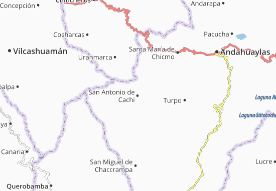 Mapa San Antonio de Cachi