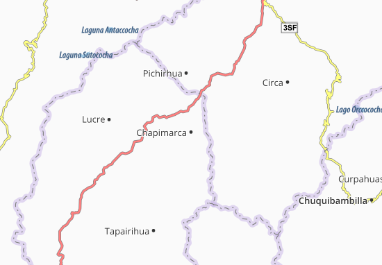 Karte Stadtplan Chapimarca