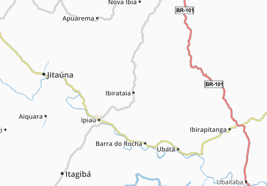 Mapa Ibirataia