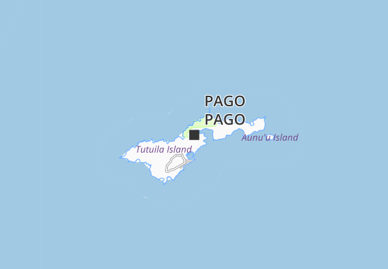 Karte Stadtplan Pago Pago