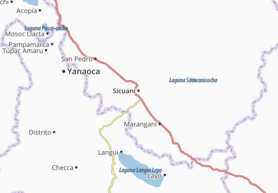 Sicuani Map
