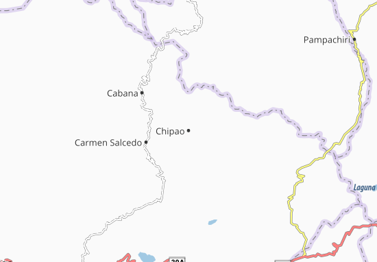 Kaart Plattegrond Chipao