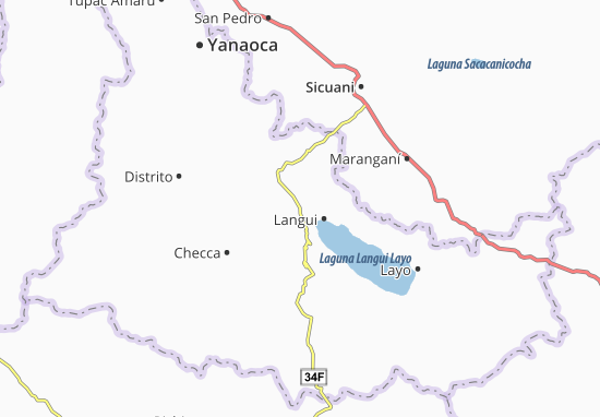 Kaart Plattegrond Langui