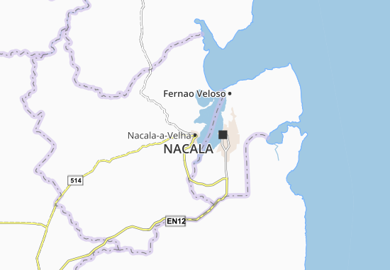 Kaart Plattegrond Nacala-a-Velha