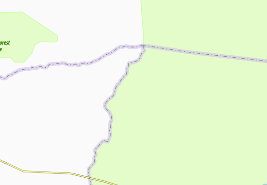 Mapa Chibulukushu Post
