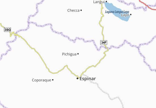 Kaart Plattegrond Pichigua