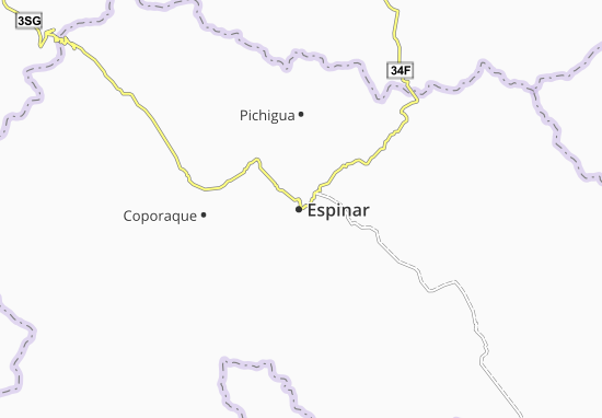 Karte Stadtplan Espinar