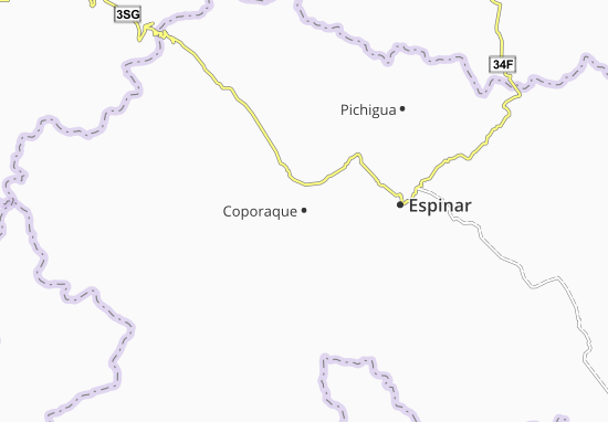 Coporaque Map