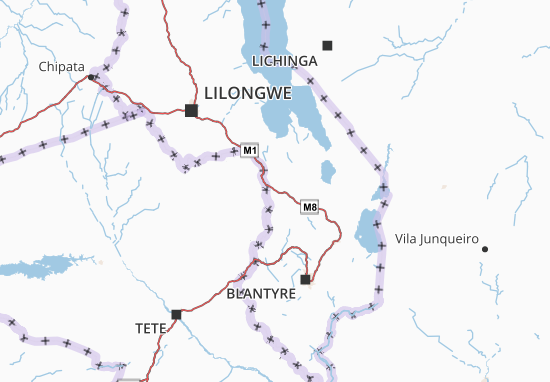 Karte Stadtplan Ntcheu