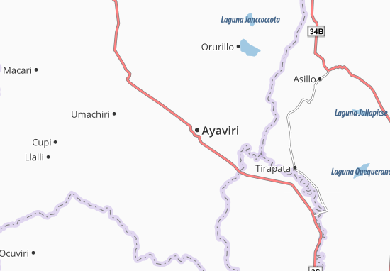 Kaart Plattegrond Ayaviri