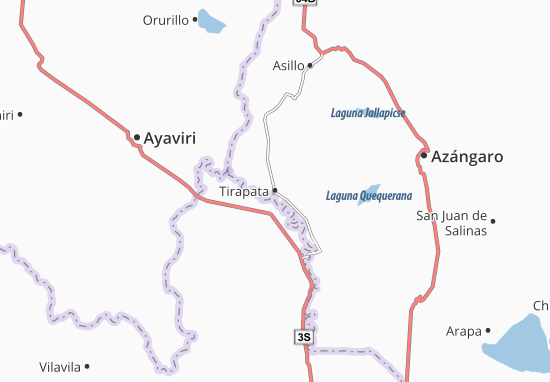 Karte Stadtplan Tirapata