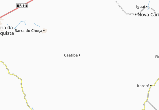 Mapa Caatiba