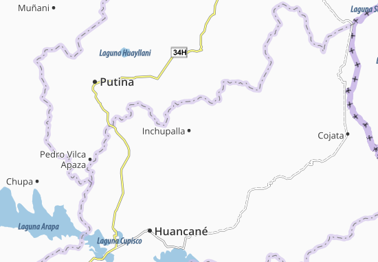 Karte Stadtplan Inchupalla