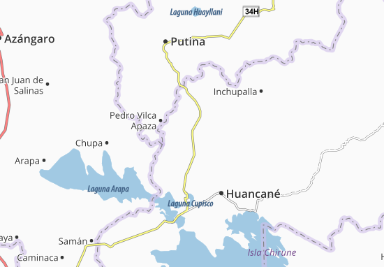 Kaart Plattegrond Huatasani