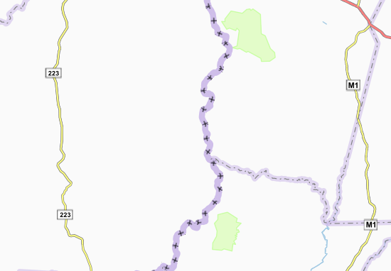 Karte Stadtplan Tsangano