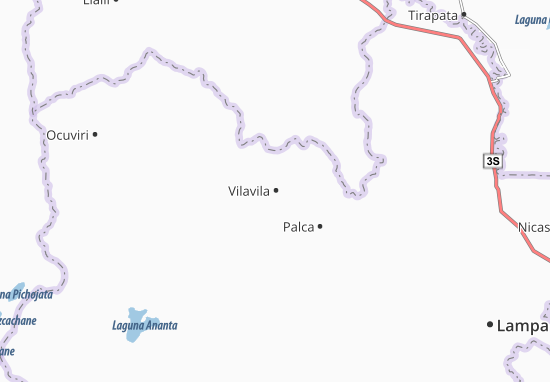 Karte Stadtplan Vilavila
