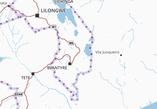 Mapa Zomba