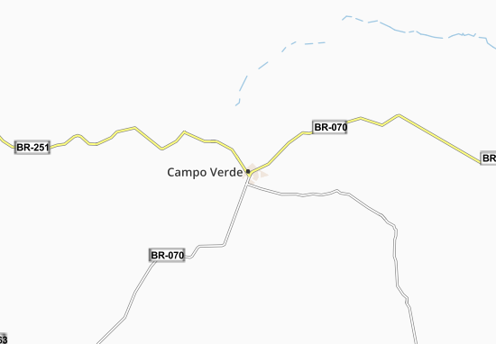Karte Stadtplan Campo Verde