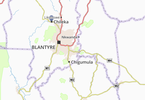 Mapa Bangwe West