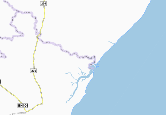 Karte Stadtplan Mvago-Sousa
