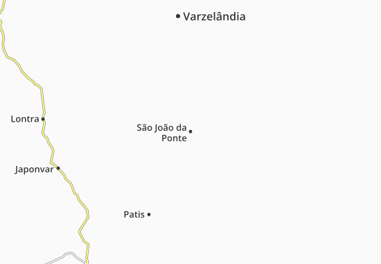 Karte Stadtplan São João da Ponte