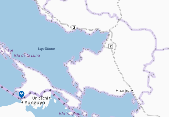 Mapa Santiago De Huata