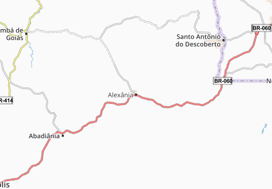 Mapa Alexânia