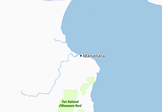 Mapa Mananara