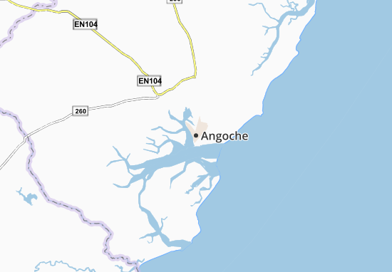 Kaart Plattegrond Angoche