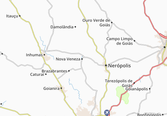Mapa Nova Veneza