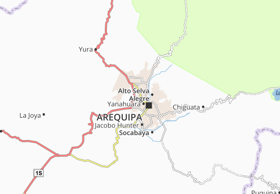 Mapa Cerro Colorado