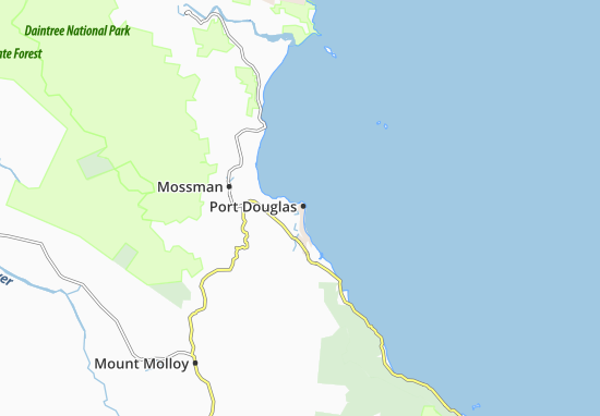 Kaart Plattegrond Port Douglas