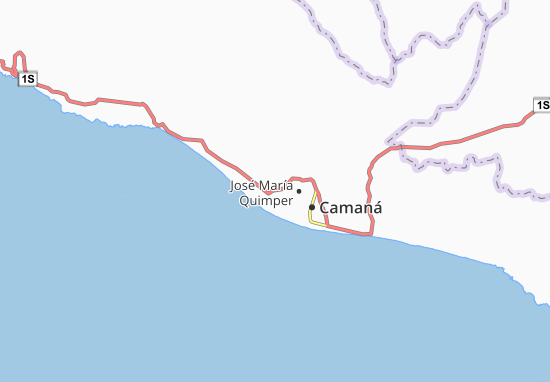 Karte Stadtplan Mariscal Cáceres