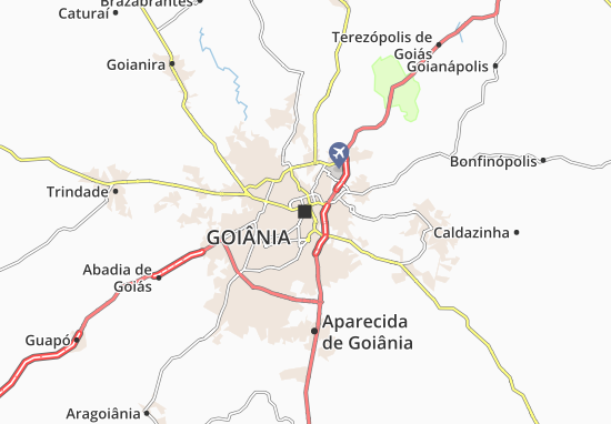 Karte Stadtplan Goiânia