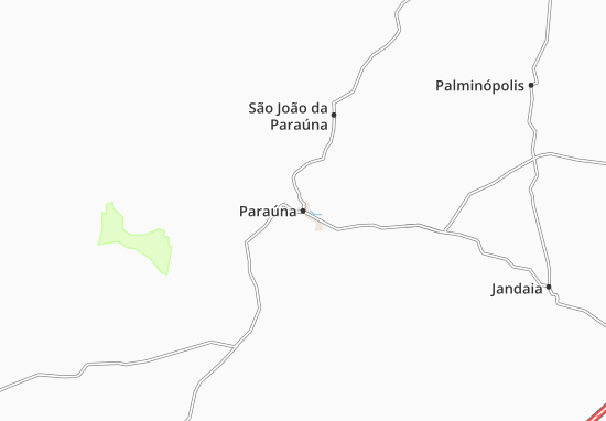 Paraúna Map
