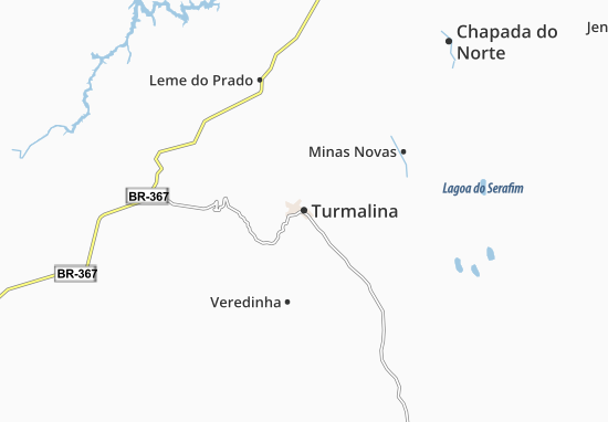 Turmalina Map