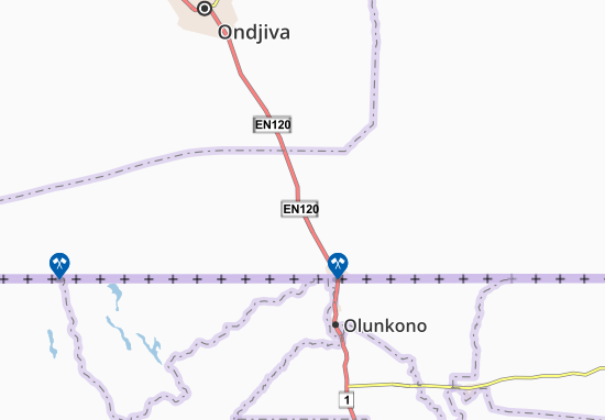 Karte Stadtplan Namacunde